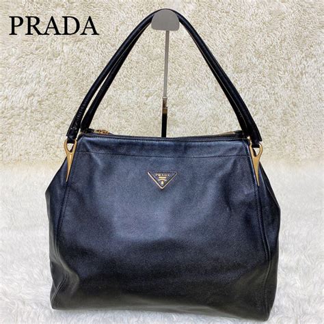 prada レザー ハンドバッグ|ブラック レザー ハンドバッグ .